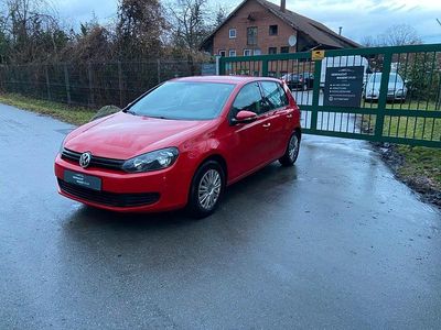 Gebraucht VW Golf VI Trendline 80 PS (58 kW) 2009 Rot Kleinwagen