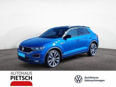 Gebraucht VW T-Roc Sport 150 PS (110 kW) 2019 Ravennablau metallic/schwarz SUV