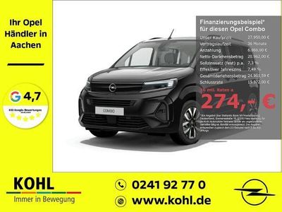 Neu Opel Combo 131 PS (96 kW) 2026 Metallic) (schwarz Van / Kleinbus