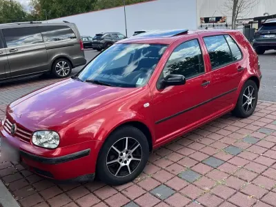 Gebraucht VW Golf IV 2001 Rot Kleinwagen