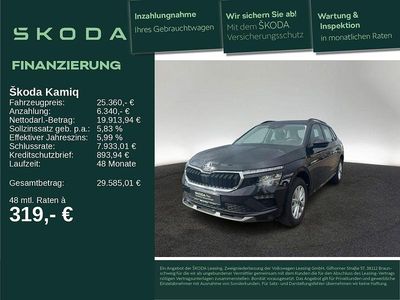 Gebraucht Skoda Kamiq Selection 150 PS (110 kW) 2025 Schwarz SUV