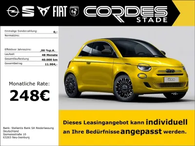 Neu Fiat 500C La Prima 65 PS (47 kW) 2026 Gelb Cabrio