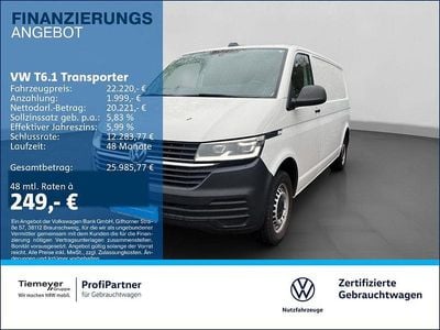 Gebraucht VW T6.1 110 PS (80 kW) 2021 Weiß Van