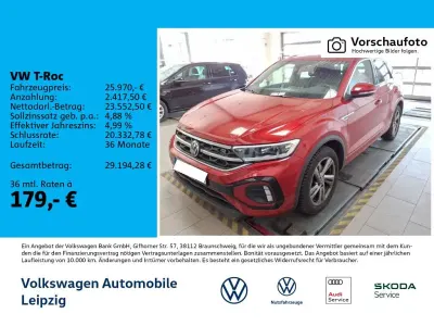 Używany VW T-Roc R-line 150 KM (110 kW) 2024 Czerwony SUV