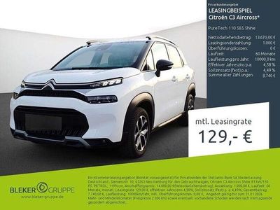 Weiss Gebraucht 2023 Citroën C3 Limousine | 13.670 € (Fairer Preis)