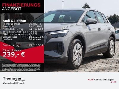 Kieselgrau Gebraucht 2022 Audi Q4 e-tron Comfort SUV | 26.480 € (Superpreis)