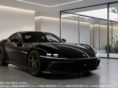 Nouă Ferrari 12 Cilindri 829 CP (609 kW) 2026 Negru Coupe