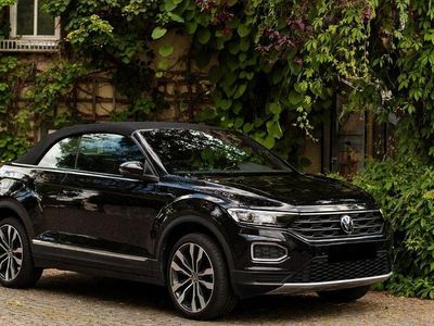 Gebraucht VW T-Roc Cabriolet Style 150 PS (110 kW) 2021 Schwarz Cabrio
