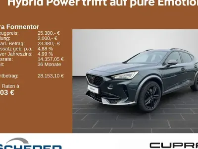 Second-hand Cupra Formentor VZ 245 CP (180 kW) 2022 Verde SUV