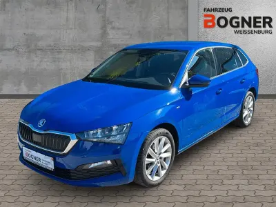 Brugt Skoda Scala Clever 150 HK (110 kW) 2021 Blå Hatchback
