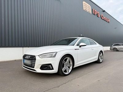 Usata Audi A5 S-Line 190 CV (139 kW) 2017 Bianco Coupé