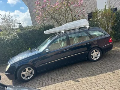 Brugt Mercedes E320 224 HK (164 kW) 2003 Blå Stationcar