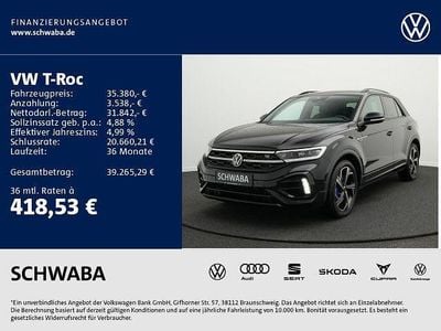 Schwarz Gebraucht 2023 VW T-Roc R SUV | 35.380 € (Fairer Preis)