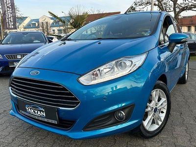 Gebraucht Ford Fiesta Titanium 101 PS (74 kW) 2016 Blau Limousine