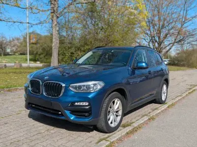 Begagnad BMW X3 Advantage 190 HK (139 kW) 2018 Blå SUV