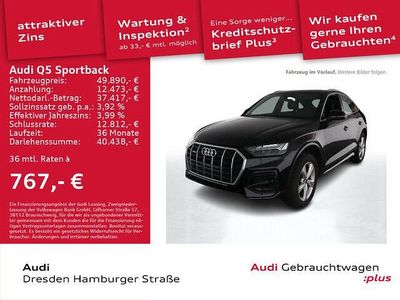 Gebraucht Audi Q5 Sportback Advanced 204 PS (150 kW) 2024 Schwarz SUV