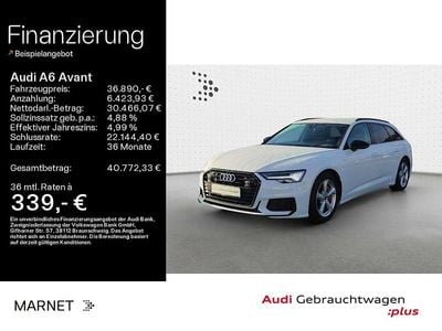 Gebraucht Audi A6 S-Line 367 PS (269 kW) 2022 Gletscherweiß metallic Kombi