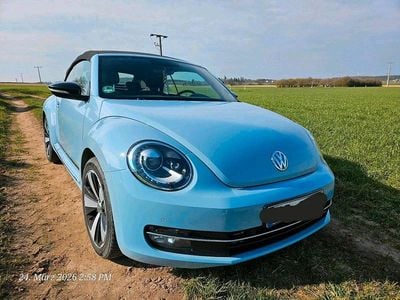 Usata VW Beetle 105 CV (77 kW) 2015 Blu Utilitaria