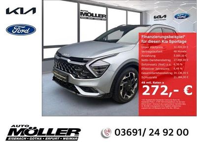 Gebraucht Kia Sportage GT-Line 136 PS (100 kW) 2024 Silber SUV