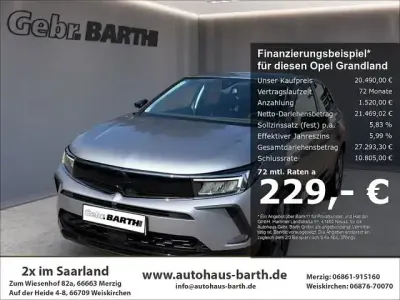 Gebraucht Opel Grandland X GS Line 131 PS (96 kW) 2024 Quarzsilber (metallic) SUV
