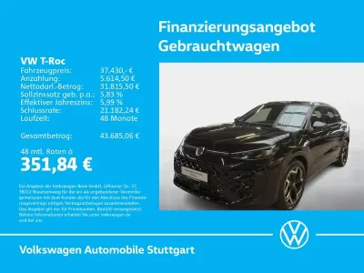 Käytetty VW T-Roc R-line 150 HP (110 kW) 2026 Musta Katumaasturi