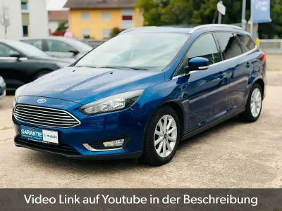 Gebraucht Ford Focus Titanium S 125 PS (91 kW) 2017 Blau Kombi