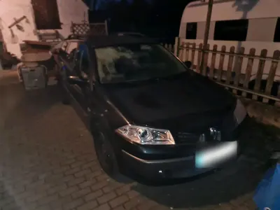 Gebraucht Renault Mégane GrandTour 112 PS (82 kW) 2005 Blau Kombi