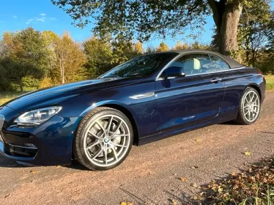 Gebraucht BMW 650 Cabriolet Sport Line 449 PS (330 kW) 2014 Blau Cabrio