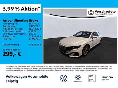 Gebraucht VW Arteon R-line 200 PS (147 kW) 2023 Weiß Limousine