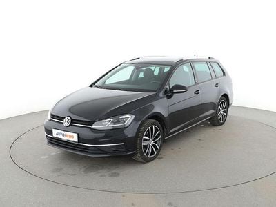 Usata VW Golf VII Sound 125 CV (91 kW) 2018 Nero Station wagon