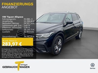 Gebraucht VW Tiguan Allspace Move 150 PS (110 kW) 2024 Schwarz SUV
