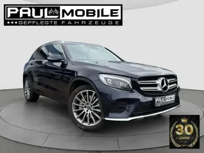 Usata Mercedes GLC300 AMG line 245 CV (180 kW) 2019 Blu SUV