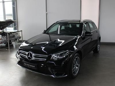 Gebraucht Mercedes GLC250 AMG 211 PS (155 kW) 2018 Schwarz , obsidianschwarz metallic Limousine