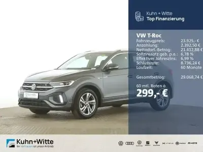 Second-hand VW T-Roc R-line 110 CP (80 kW) 2024 Gri SUV