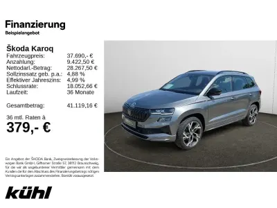 Gebraucht Skoda Karoq SportLine 190 PS (139 kW) 2024 Graphitegrau metallic SUV
