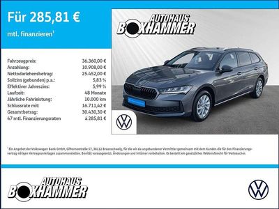 Grau Gebraucht 2024 Skoda Superb Essence Kombi | 36.360 € (Fairer Preis)