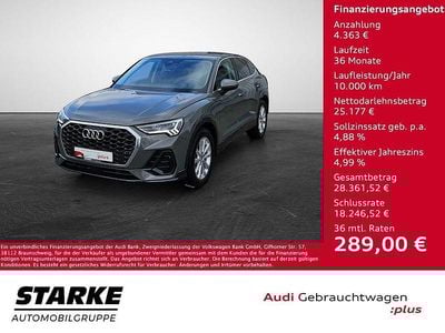 Gebraucht Audi Q3 Sportback Ambiente 150 PS (110 kW) 2023 Chronosgrau metallic SUV