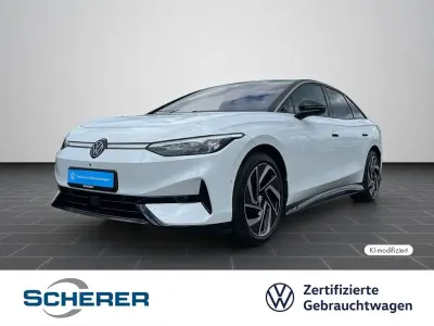 Gebraucht VW ID.7 Pro 210 kW (286 PS) 2025 Gletscherweiß metallic schwarz Limousine