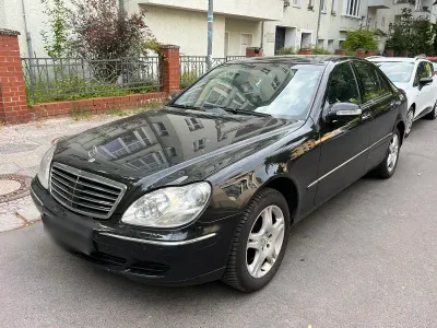 Gebraucht Mercedes S320 2003 Schwarz Limousine