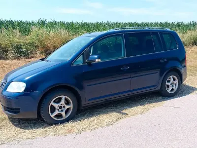 Gebraucht VW Touran 115 PS (84 kW) 2004 Blau Van / Kleinbus