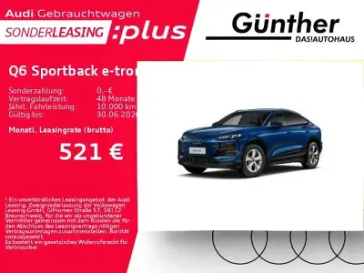 Gebraucht Audi Q6 Sportback e-tron Ambiente 185 kW (252 PS) 2025 Ascariblau metallic SUV