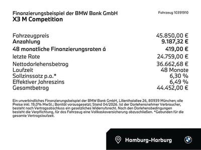 Usata BMW X3 M Competition Edition 510 CV (375 kW) 2019 Grigio SUV