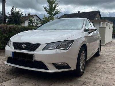 Usata Seat Leon Style 105 CV (77 kW) 2014 Bianco Berlina