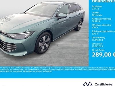 Maripositgrün metallic Gebraucht 2025 VW Passat Business Kombi | 37.766 € (Guter Preis)