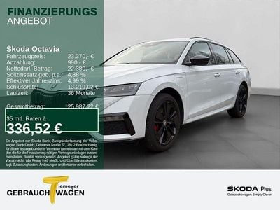 Gebraucht Skoda Octavia RS 245 PS (180 kW) 2022 Weiß Kombi