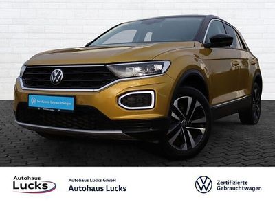 Gebraucht VW T-Roc United 150 PS (110 kW) 2020 Gelb (kurkumagelb metallic) SUV
