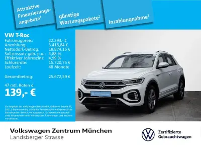 Gebraucht VW T-Roc R-line 110 PS (80 kW) 2024 Weiß SUV