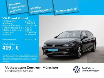 Gebraucht VW Passat IQ Drive 150 PS (110 kW) 2025 Schwarz Kombi