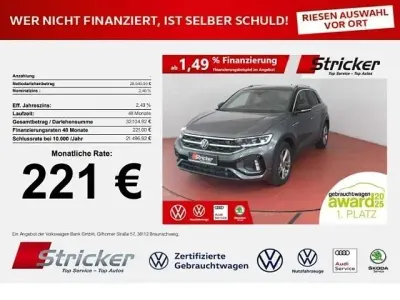 Gebraucht VW T-Roc R-line 150 PS (110 kW) 2025 Indiumgrau metallic schwarz SUV