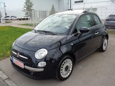 Brugt Fiat 500 Lounge 69 HK (50 kW) 2012 Blå Sedan